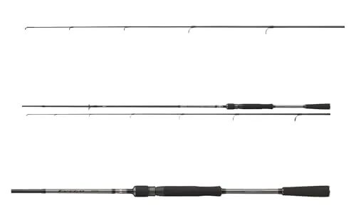 Daiwa Fuego PRD Spin 2.40m 10-40g - Hochwertige Spinnrute - Angelruten mit HMC+ Kohlefaserblank, ideal für präzises Kunstköderangeln. Ergonomischer Fuji Rollenhalter für ermüdungsfreies Fischen und moderne Optik durch Upside-Down Kohlefaseroberfläche.