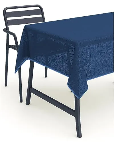 texpot Tischdecke 160 cm rund blau in blau von texpot