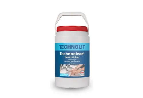 TECHNOLIT Handreiniger Technoclean 3L - Handwaschpaste für starke Verschmutzungen, rückfettend und lösemittelfrei - ideal für Werkstätten und industrielle Anwendungen.