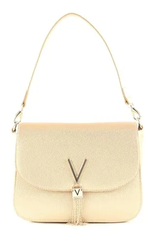 Valentino Women's Divina Shoulder Bag, ORO - Damen-Schultertaschen mit elegantem Design, perfekt für jeden Anlass und aus hochwertigem Material für Langlebigkeit.