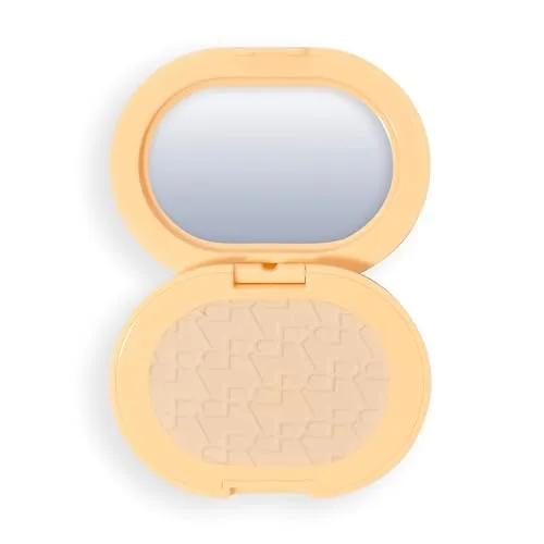 Revolution Powder Pops Instant Blur Setting Powder, Fixierpuder mit Airbrush-Effekt, inspiriert von K-Beauty, glättet die Haut und verfeinert Poren, vegan, Banana Light, 5 g