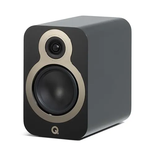 Q Acoustics 3020 c (Paarpreis) schwarz - Lautsprecher mit exzellenter Klangqualität und kompaktem Design, ideal für Heimkino und Musikliebhaber.