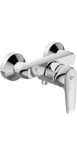 Ideal Standard CeraMix Blue Brausearmatur B9493AA - Armatur mit integrierter Heißwassertemperaturbegrenzung und ECO-Funktion, ideal für energieeffizientes Duschen und modernes Bad-Design.