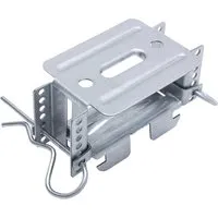 PROTEKTOR Direktabhänger justierbar für CD Profil 60/27 - 50 Stück - Zubehör für Deckenprofile im Trockenbau, flexibel einstellbare Abhänghöhe bis 70 mm, aus korrosionsbeständigem verzinktem Stahl für hohe Stabilität und Tragfähigkeit.