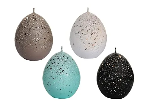 Dekohelden24 Ostereikerze im 4er Set in türkis von Dekohelden24