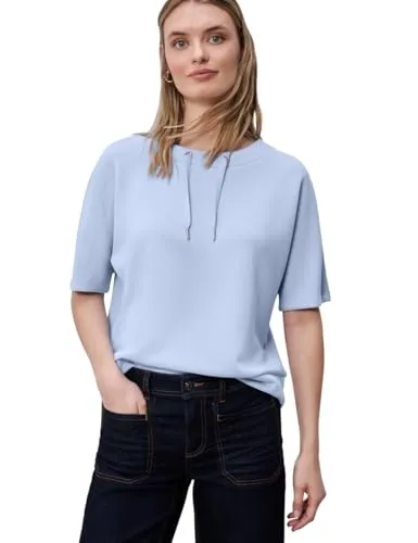 Street One Shirt mit Tunnelzug in Cashmere Blue, Größe 42 von Street One