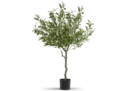 tectake Künstliche Zimmerpflanze Olivenbaum 120 cm von tectake