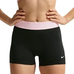 Nike Damen Pro Dri-Fit 365 Mid-Rise 3-Inch Shorts schwarz - Die Nike Pro Dri-Fit 365 Shorts bieten maximale Bewegungsfreiheit und trockenen Komfort bei jedem Workout. Ideal für HIIT und Krafttraining, mit elastischem Material und einem sicheren Mid-Rise-Bund.