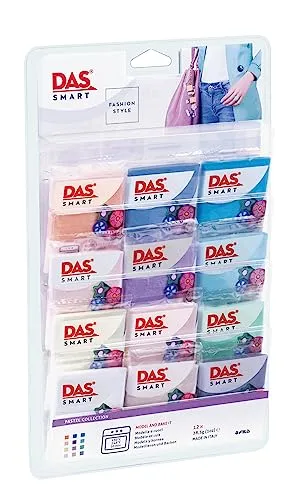Produktbild DAS Smart Ofenhärtende Modelliermasse, auf PVC-Basis, Pastell, 31 x 18, 5 x 3 cm, 1 Einheiten