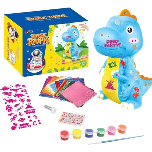 Maksik Dinosaurier-Malerei-Sparschwein (48985077)