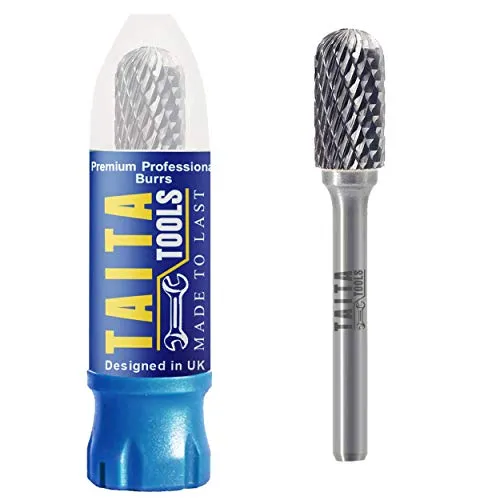 Hartmetall-Frässtifte, 6,35 mm Schaft, SC-3 Wolfram-Doppelschnitt, Drehschneider-Bits – Schneidgrate für Milwaukee, Dewalt und Makita-Schneideisen-Zubehör, Holzschnitzerei, Metallbearbeitung und