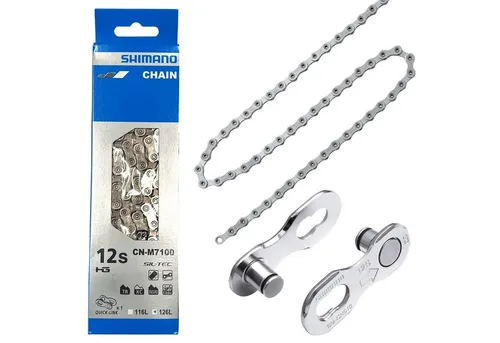 Shimano SLX CN-M7100 12-fach Fahrradkette mit Kettenschloss