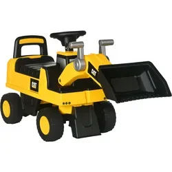 HOMCOM Sitzbagger PP, Metall - Kinderfahrzeug für stundenlangen Spielspaß, sicher und robust – ideal für kleine Baumeister!