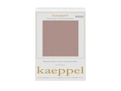 Kaeppel Jersey Spannbetttücher 1671 in braun von Kaeppel