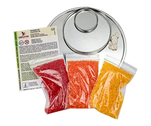 CREARTEC Kreativset 5300208, Colouraplast Schmelzgranulat 