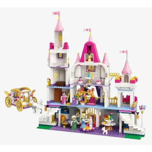 BlueBrixx Kids 107145 – Princess Leah: Sommerpalast aus Klemmbausteinen