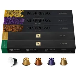 NESPRESSO ORIGINAL Espresso Kaffeekapseln, 50 Stück mit verschiedenen Röstungen