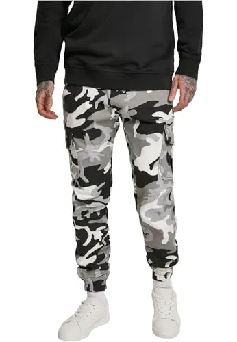 Urban Classics Herren Camo Cargo Jogging Pants 2.0 - Wanderhosen mit mehreren Taschen für optimalen Stauraum, ideal für Outdoor-Aktivitäten und lässigen Style.