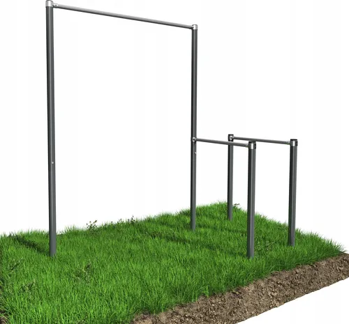 Stationäre Turngeräte Klimmzugstange + DIP-Station