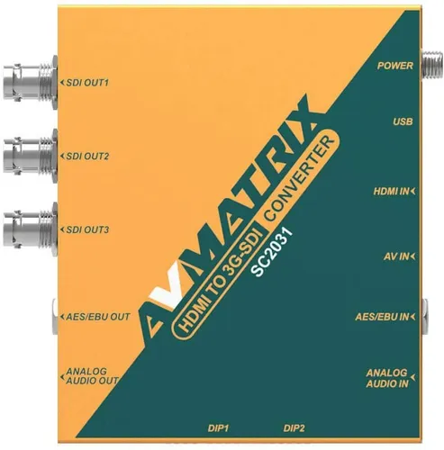 AVMATRIX SC2031 HDMI Bis Sdi Skalierung Konverter Mit Audio Embeddedding