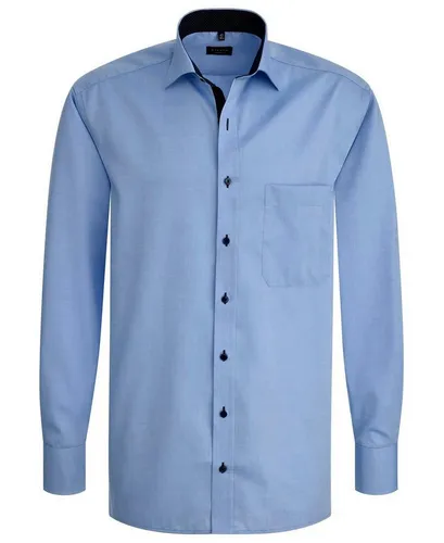 ETERNA Langarm Hemd COMFORT FIT Pinpoint unifarben - Hellblau, Gr. 43 EU - Herrenhemden mit Gala-Kent-Kragen, bügelfrei und ideal für einen eleganten Auftritt bei jedem Anlass.