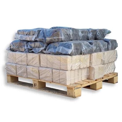 500kg Öko Briketts = 250kg RUF Holzbriketts + 250kg Torfbriketts Biokohle Kohle