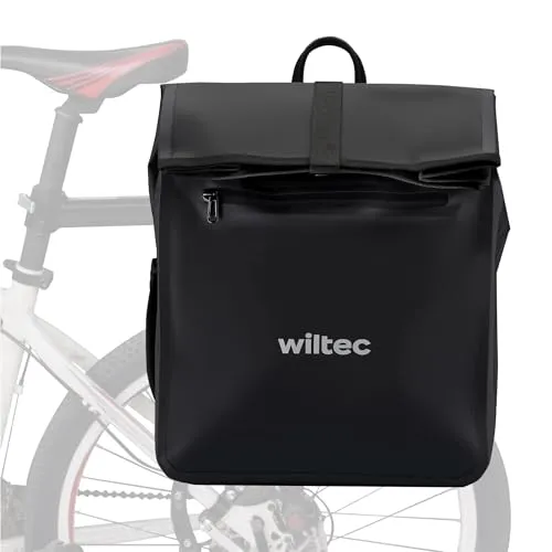 Wiltec Gepäckträgertasche schwarz