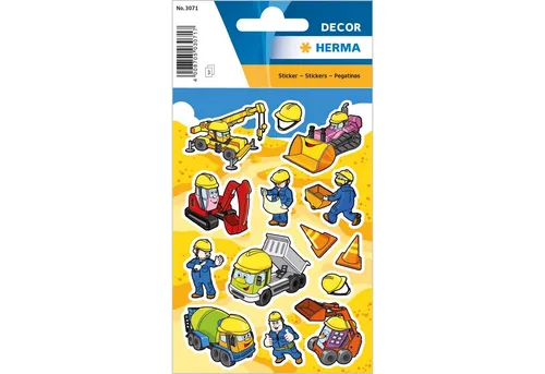 HERMA Sticker Herma Sticker DECOR Baustelle 3 Bl