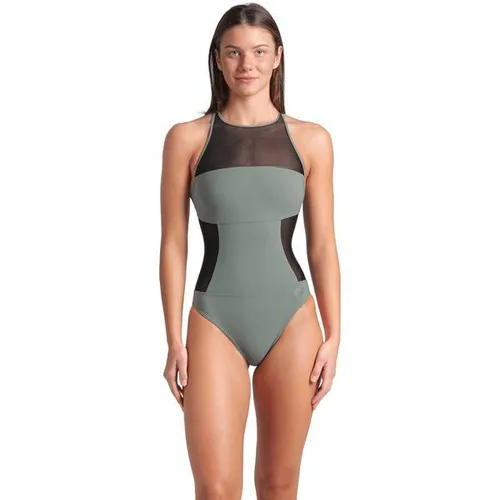 ARENA Damen Schwimmanzug MESH PANELS SWIMSUIT SWIM PRO BACK - Erlebe höchsten Tragekomfort mit diesem eleganten Badeanzug. Die raffinierten Meshpanels sorgen für eine optimale Passform, perfekt für jede Schwimmgelegenheit.