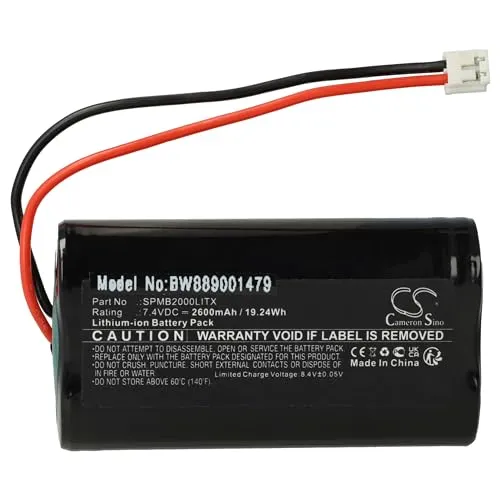 vhbw Akku kompatibel mit Spektrum Transmitter DX7S, DX8, DX9 Fernbedienung Remote Control (2600 mAh, 7,4 V, Li-Ion)