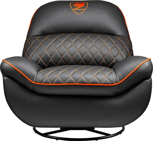 Gaming-Sofa Overlord: Gaming-Stuhl schwarz/orange