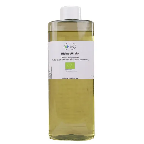 Sala Rizinusöl kaltgepresst 100% reines Rizinus Öl BIO 250 ml PET Flasche