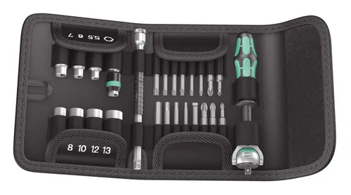 Wera Werkzeugtasche Kraftform Kompakt Zyklop Speed - 26-teilig, inklusive praktischer Falttasche und Werkzeugfinder für einfache Handhabung