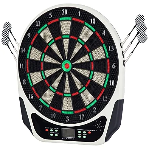 Elektronische Dartscheibe mit LED-Display für 8 Spieler