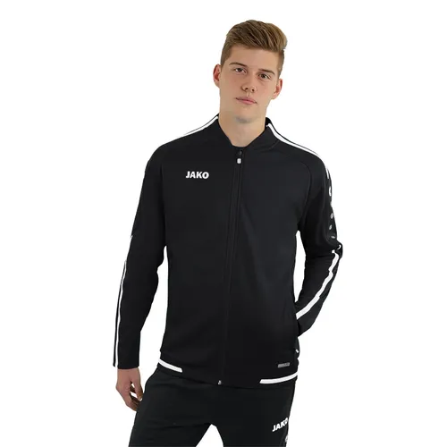 JAKO Freizeitjacke Striker 2.0 schwarz/weiss Herren, Größe: L