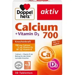 Doppelherz Calcium 700+vitamin D3 30 ST