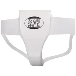 BAY-Sports Tiefschutz P U Damen Suspensorium Frauen Mädchen Kunstleder Damen Tiefschutz, Für Erwachsene und Kinder, XXS - XL, Lady, feucht abwischbar weiß XXS