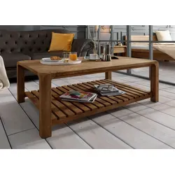 Couchtisch BUENO aus Sheesham 120x80x45 braun geölt von Massivholzmöbel24