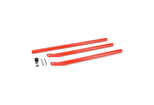 Grillrost.com BBQ Grillrost BBQ Universelle Premium Kugelgrill Füße in Rot, Made in Germany