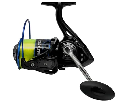 Angel Berger Salt X 7000 Meeresrolle - Multirollen für das Meeresangeln, korrosionsbeständig und robust, ideal zum Brandungsangeln und Pilken mit präziser Bremse und edlem Design.