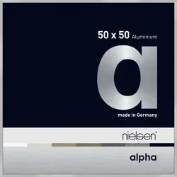 nielsen Bilderrahmen Alpha, Aluminium, (1 St) - Einzelrahmen mit schmalem Profil von 7,8 mm, made in Germany, ideal für zeitlose Eleganz in jedem Wohn- oder Arbeitsumfeld.