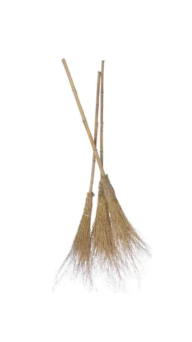 Bambus - Besen Reisigbesen Strauchbesen, Hexenbesen, Hofbesen 5