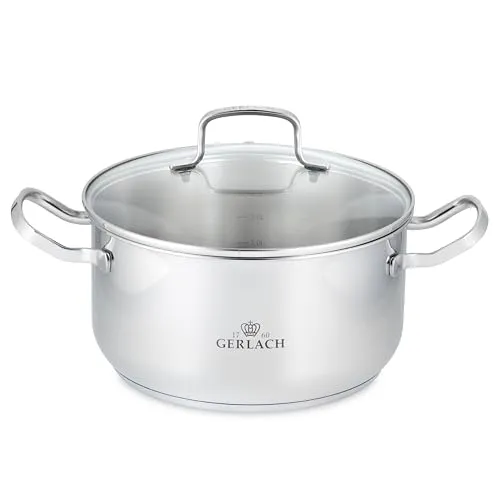 Gerlach Simple Topf 4,5 l aus Edelstahl