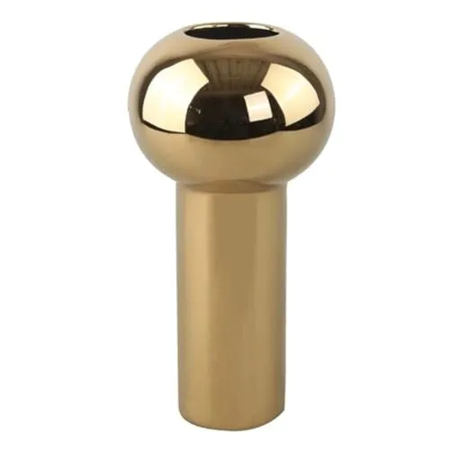 Cooee Design Pillar-Vase aus Keramik in Gold in gold von Cooee Design