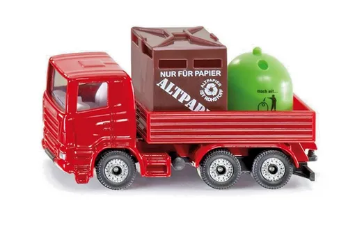 SIKU 0828 Recycling-Transporter mit Lagerspuren  /Neu OVP