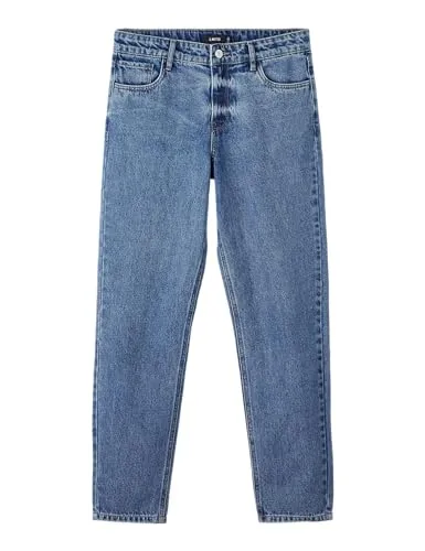 NAME IT Jungen Nlmnizza Dnm Reg Pant Noos Jeans, Medium Blue Denim - Jungen-Jeanshosen aus 100% Baumwolle mit seitlichen Taschen und praktischem Kordelzug am Taillenbund für optimalen Tragekomfort.