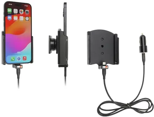Brodit Gerätehalter 721374 | Made IN Sweden | mit Ladefunktion für Smartphones
