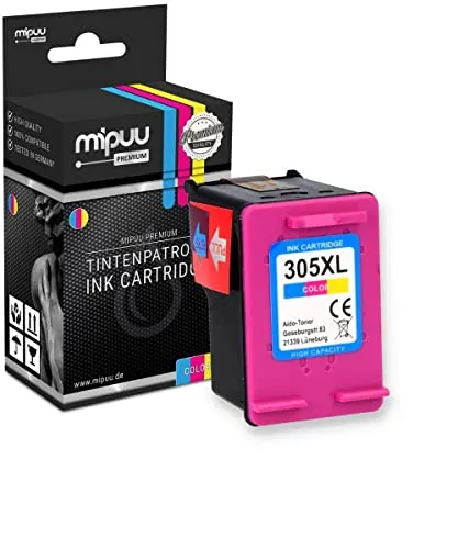 Mipuu Tinte kompatibel für HP 305XL 305 XL Color für HP DeskJet 2700 2710 2720 2730 Plus 4100 4110 4120 4140 4155 Envy 6022 6030 6420 6422 6430 6432