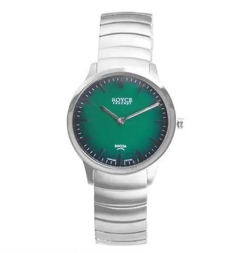 Boccia Damen Uhr 3321-03 Titan 33 mm - Elegante Armbanduhr mit Saphirglas - Armbanduhren aus Titan, klassisches Design mit 12-Stunden-Zifferblatt und wasserdicht bis 30 m, ideal für stilbewusste Damen.