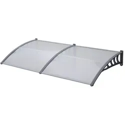 SVITA Vordach 90x240 cm – Elegante Überdachung mit Halterung